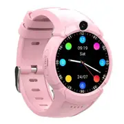 4G Kids Smart Watch with Camera GPS WIFI Location Child smartwatch SOS Anti-Lost Monitor Tracker baby WristWatch Pink