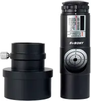 Red Laser Collimator 1.25'' Battery 7 Bright Levels Triple Cemented Lens Metal w