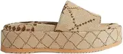 [ZIRIA] Beach slippers fashion Thick bottom designer Women Shoes Platform Heels letter Slides sexy High heel Sandals