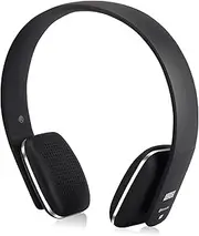 Wireless Bluetooth Headphones - August EP636 - On Ear Headset with Built-in Mic, Hands-Free Calling, Flexible Design, 12 Hours of Battery Life, Bluetooth V4.1 for Android iPhone PC Windows Mic - Black