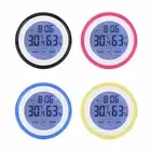 New Home Bedroom Wall Clock Digital Humidity Timer Thermometer Alarm Clocks