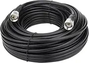 Ullnosoo RG8x Coaxial Cable 100 ft, CB Radio Antenna Coax Cable UHF PL259 Male to Male Low Loss CB 50 Ohm for HAM Radio, Antenna Analyzer, Dummy Load, SWR Meter