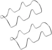 UTHCLO 2PCS Stainless Steel Taco Holder Taco Rack for Hard Shells for Family Gatherings Outdoor Parties and High End Dining Corrosion Resistant and Easy to Clean
