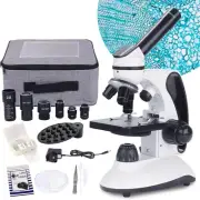 BEBANG Monocular Microscope, 40X-2000X, LED, Phone Adapter, Science Kit, Case