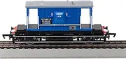 Bachmann Trains - British Brake Van Track Cleaning CAR - Network Southeast #ADB955009 with International Style Hook & Loop couplers - HO Scale