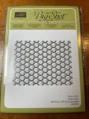 Stampin' Up! Sizzix Big Shot HEXAGON DYNAMIC Embossing Folder 143231 NIP