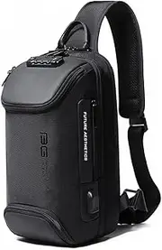 [TUCUXY] Sling Backpack for Men Crossbody Shoulder Bags Waterproof Sling Chest Bag with USB Port