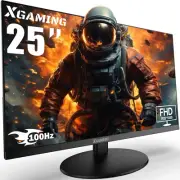 25 Inch Monitor, FHD 1080P 100Hz Ultra Thin Frameless Computer Display, 1Ms, 99%