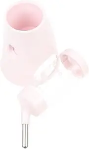 PERSELOSO Daily Hamster Waterer Vertical Water Feeder for Pets Leak Design Easy Access for Chinchillas and Squirrels Transparent Body for Water Level Monitoring