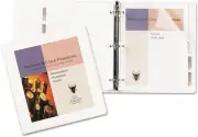 Avery 68056 Framed View Binder, 1-Inch Cap EZD Rings, Letter Size, White, 1/Each
