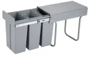 10.6 Gallon Dual Pull Out Trash Cans Under Cabinet Counter/Sink with Lid