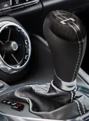 2016-2024 Camaro Automatic Shift Knob 84501967 Carbon Fiber w/ Gray Stitching OE