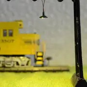 Painted Lights OO / HO Scale 20Pcs ABS Ceiling Lamps Metal Model Railway Model