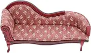 Veemoon Miniature Upholstered Sofa Dollhouse Staircase 1:12 Scale Miniature Furniture for Dollhouse Decor DIY Projects