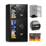 8.3Cuft Heavy Duty Safe Box, Extra Large Home Safe With Fireproof Waterproof ...