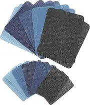 SMASOLO 18 Pcs Iron Sewing Patches for Clothing Repair DIY Patch for Easy Mending Decorating for Jeans Apparel