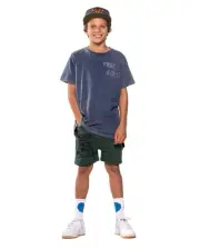 Band of Boys that good step hem ss tee vintage blue in blue