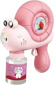 Bubble Maker Machine - Snail Design Automatic Wedding Bubbles Machine with Light Music - Outdoor & Indoor Activity for Easter Basket Stuffers