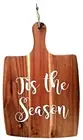 Holiday Solid Wood Cutting Board w/Handle and Hanging Strap 15" x 10"