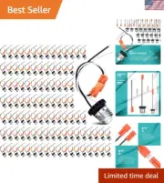 E26 , Medium Base Male Screw in Light Bulb Socket Pigtail Light Socket Outlet...