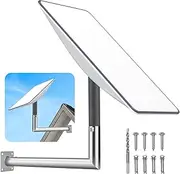 KINEEPLE Heavy Duty Steel for Starlink Long Wall Mount,Starlink Pole Mount,Starlink Roof Wall Mounting kit Compatible with Star Link Gen2 Rectangular Dish Pipe Adapter and Pole Mount Kits