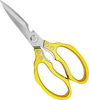 Kitchen Scissors, Stainless Steel Household Scissors, Heavy Duty, Dishwasher Safe, All-Purpose Scissors, Sharp Cooking Scissors for Dishwasher Safe, Ideal for Meat, Fish, Poultry, Chicken, Barbecuing