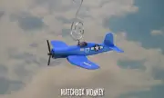 WWII Fighter Plane F4U Vought Corsair Christmas Ornament VF-17 Jolly Rogers