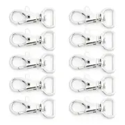 20pcs Swivel Lobster Claw Clasp Trigger Snap Hooks for Purse Making Macrame L...