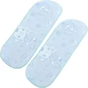 SWOOMEY 2pcs Ice Silk Mat Cooler for Cooling Mat for Cooling Pad Cooling Pad for Stroller Carseat Cooling Pad Sky-Blue