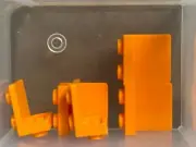 LEGO Parts - Orange Bracket 1 x 2 2 x 2 - No 44728 - QTY 5