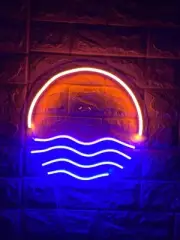 Sunset neon sign, Sunrise neon light, Sunset led sign, Sunset wall decor