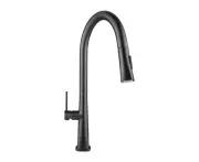 Pull Out Tap Kitchen Sink Mixer Tap Laundry Sink Mixer Kitchen Tap Faucets Swivel WELS Black