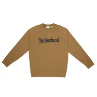 在飛比找ETMall東森購物網優惠-任-Timberland 男款小麥色線型LOGO圓領長袖上衣