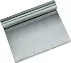 Stainless Steel Food Scraper and Chopper Large Griddle Spatula Kitchen Tool Gadg