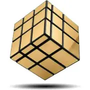 Shengshou Mirror Speed Cube Gold Mirror Blocks NEW