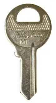 Kaba Ilco M1-1092 Master Tru Guard M1 Padlock Lock Key Blanks - Pack of 100