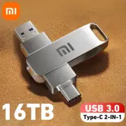 Xiaomi TypeC Flash Drive 16TB 3.0 USB Waterproof High-Speed PenDrive For Storage