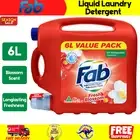 6L Liquid Laundry Detergent All Washer Liquid Cleaner Fab Fresh Blossoms