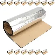 MUELODSIC 15PCS Automotive Shield Insulation Self Adhesive Soundproofing Material for Truck Camper Van Noise Vibration Isolation Panels Durable Versatile Acoustic Blankets