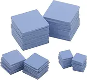 60PCS in Total,20PCS for Each 30x30x2mm 15x15x1mm 10x10x1mm Soft Silicone Thermal Conductive Pads Heatsink IC Chipset Northbridge for CPU GPU Cooling fin