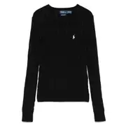 [Ralph Lauren] Ralph Lauren Cotton Sweater L BLACK