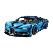 3696 PCS Technical Bugatti Chiron Super Sports Car Model Building Blocks Set