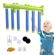 Hand Speed Challenge Game | Remote Control Catching Sticks with Music Reflex Challenge Game - Hand Eye Coordination Adjustable Speed Reaction Trainer for Indoor