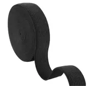 20mm Flat Braided Black Elastic 1m Sewing FREE POST AUSSIE SELLER