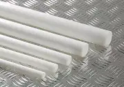 Pack Of 12 Pieces Delrin - Acetal Plastic Rod 1" OD x 12" L - Nat Free Ship