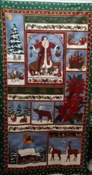 MODA Fabric - A WOODLAND CHRISTMAS - 23" PANEL