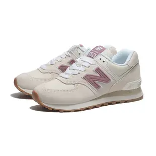 NEW BALANCE 休閒鞋 NB 574 米白 乾燥玫瑰 復古 運動鞋 女 WL574QC2