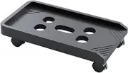 ROMISBABA Movable CPU Stand with Locking Wheels Computer Mainframe Holder for Home Office Use No Smell Height Versatile Rack for Towers Servers and More