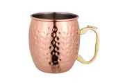 Bartender Moscow Mule Mug Copper Plated 530mL (HammerFinish)