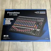 NEW Professional Mixing Console & Aux Paths, Effects Processor Fineshine CT-120S